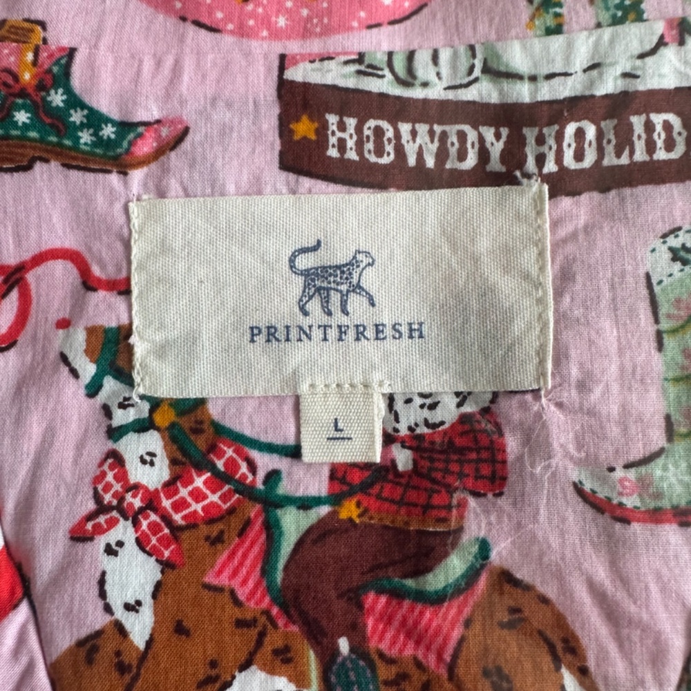 Long PJ Set - Cowgirl Christmas - Picture 2 of 4